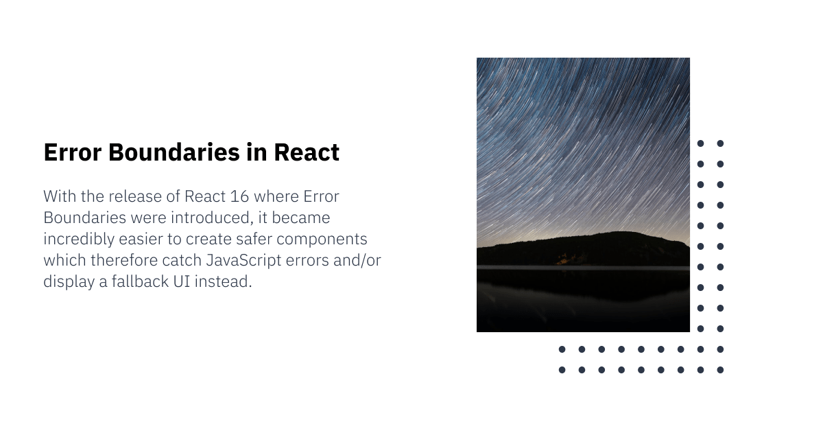 Error Boundaries in React | Edvins Antonovs