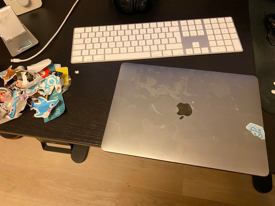 Removing stickers from my MacBook Pro